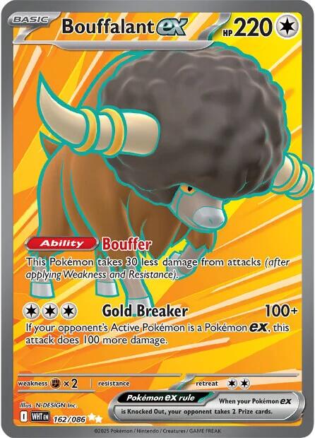 SV: White Flare #162/086 Bouffalant ex