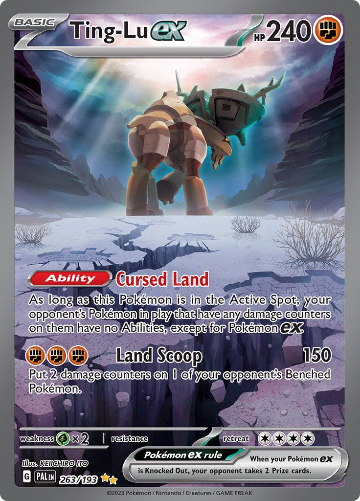 SV02: Paldea Evolved #263/193 Ting-Lu ex