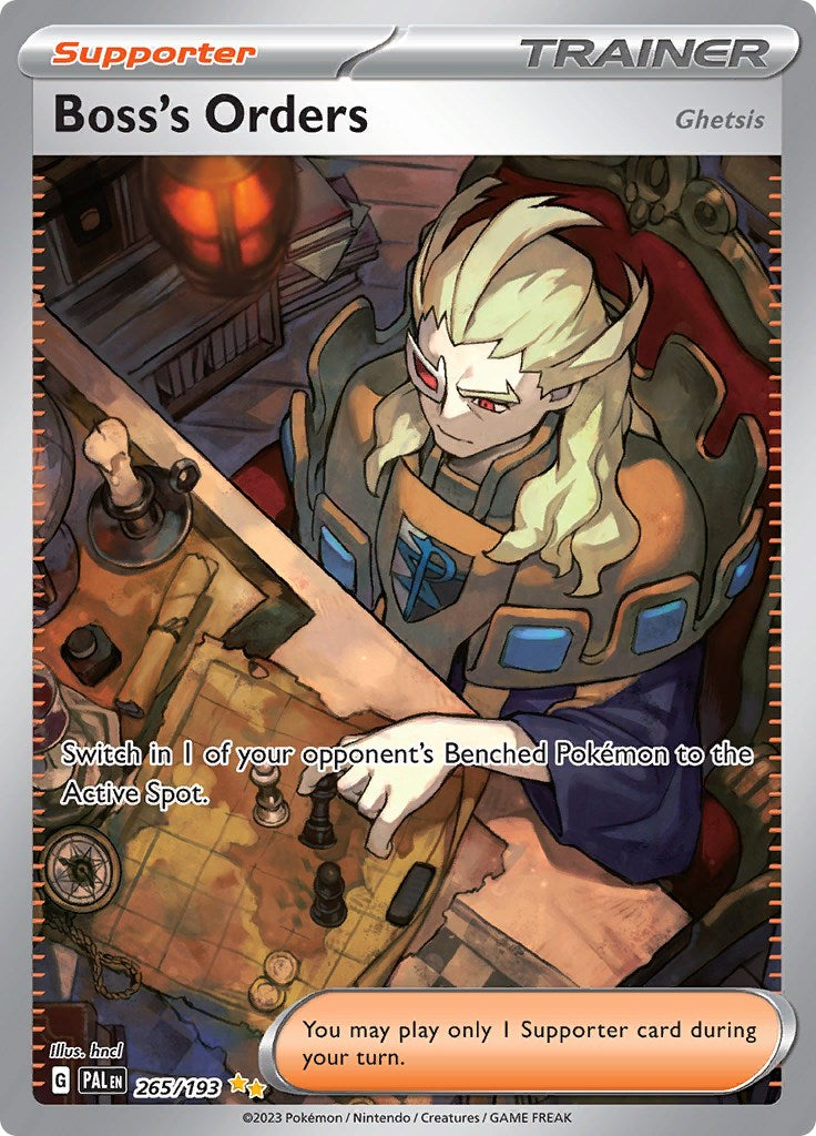 SV02: Paldea Evolved #265/193 Boss's Orders