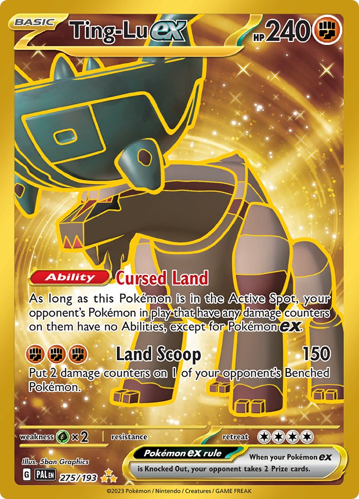 SV02: Paldea Evolved #275/193 Ting-Lu ex