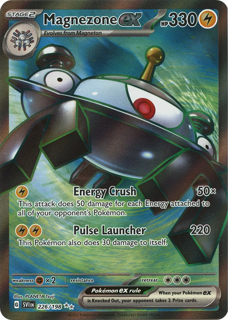 SV01: Scarlet & Violet Base Set #226/198 Magnezone ex