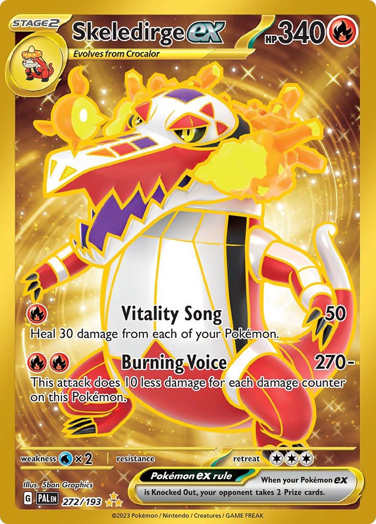 SV02: Paldea Evolved #272/193 Skeledirge ex