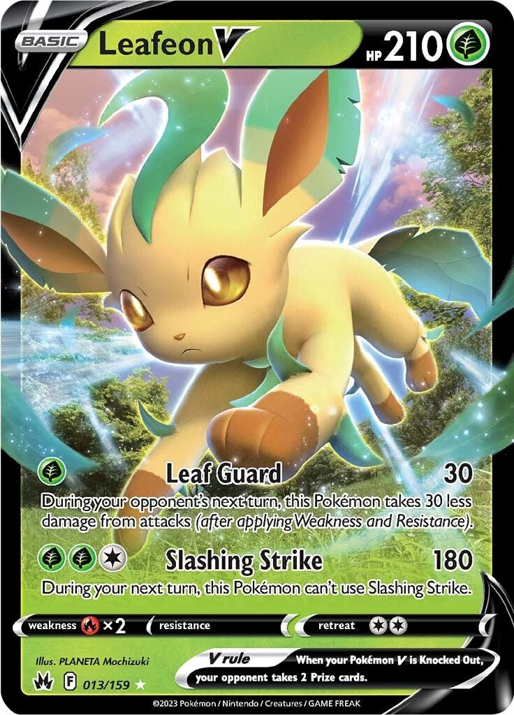 SWSH: Crown Zenith #013/159 Leafeon V