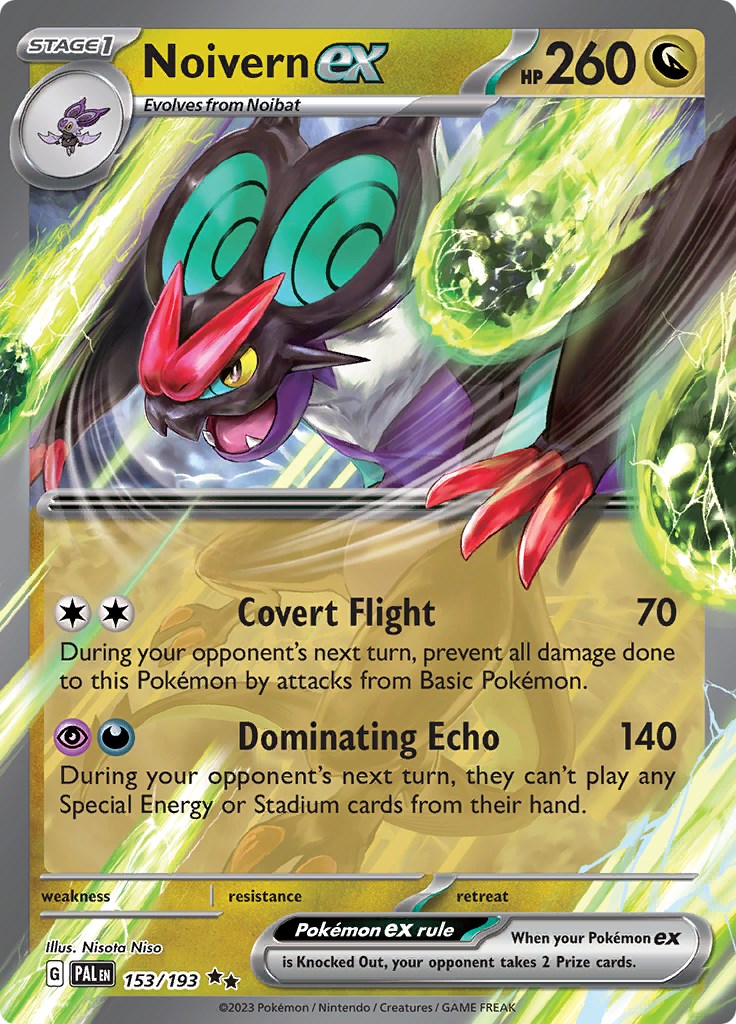 SV02: Paldea Evolved #153/193 Noivern ex