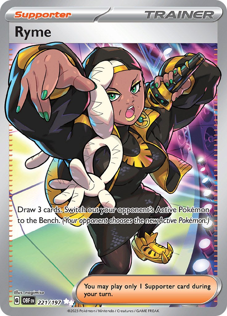 SV03: Obsidian Flames #221/197 Ryme