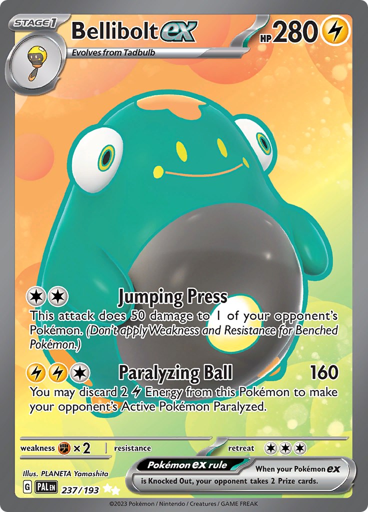 SV02: Paldea Evolved #237/193 Bellibolt ex