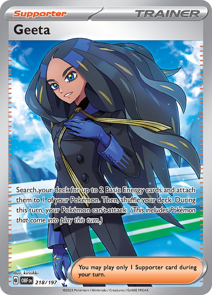 SV03: Obsidian Flames #218/197 Geeta