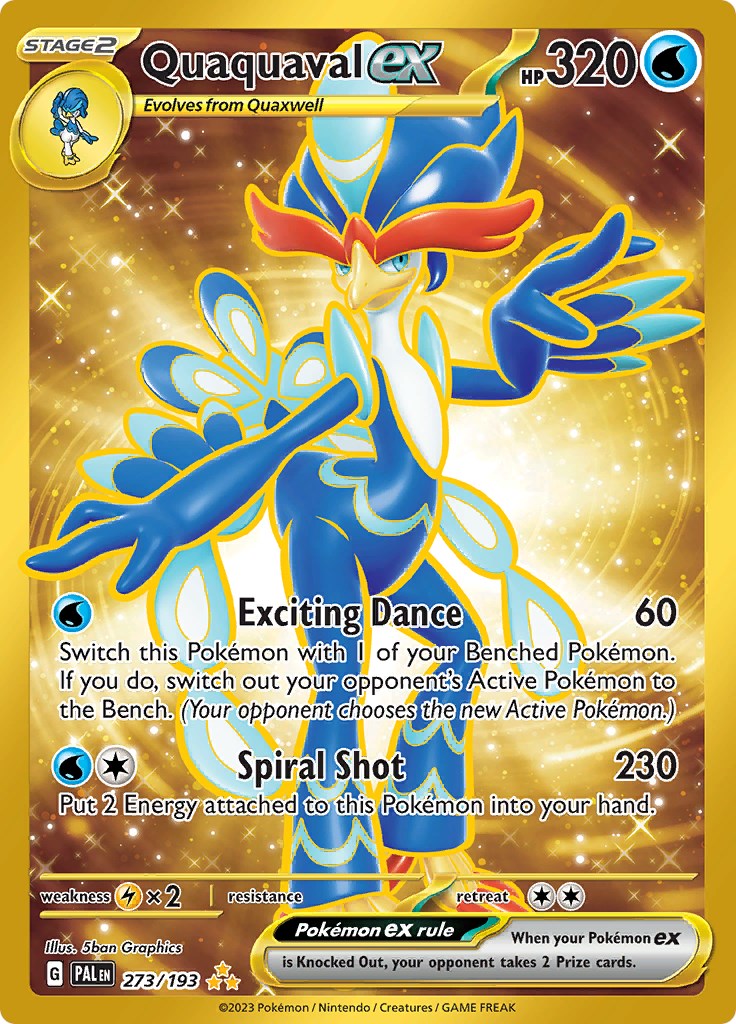 SV02: Paldea Evolved #273/193 Quaquaval ex