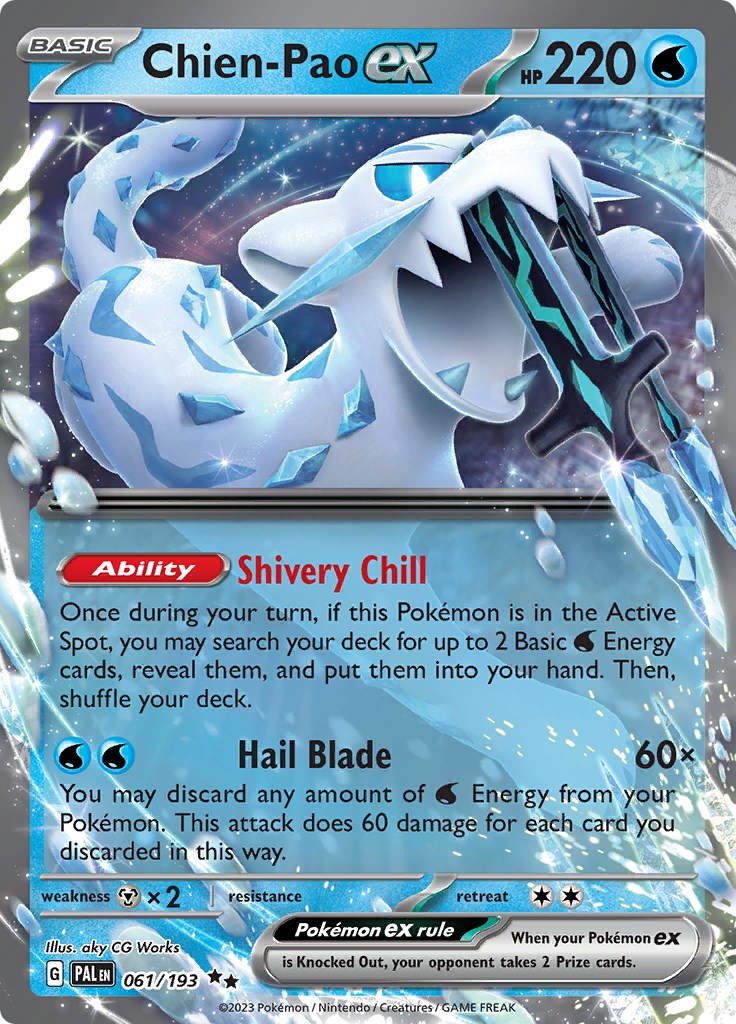 SV02: Paldea Evolved #061/193 Chien-Pao ex