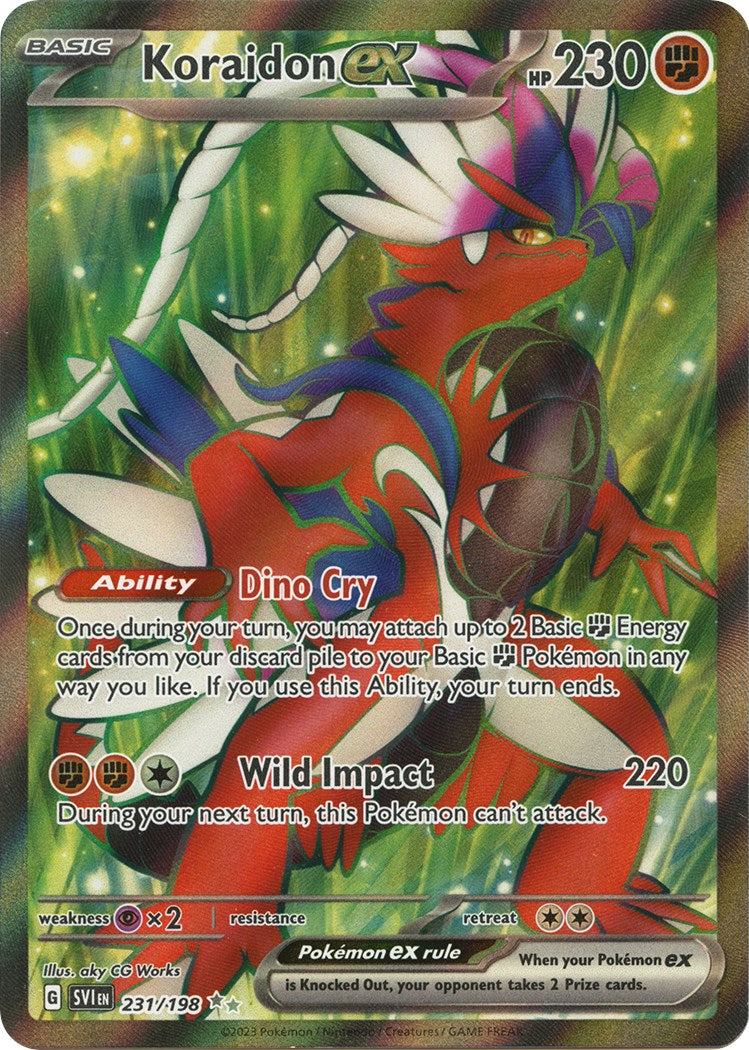 SV01: Scarlet & Violet Base Set #231/198 Koraidon ex
