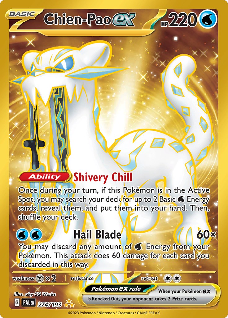 SV02: Paldea Evolved #274/193 Chien-Pao ex