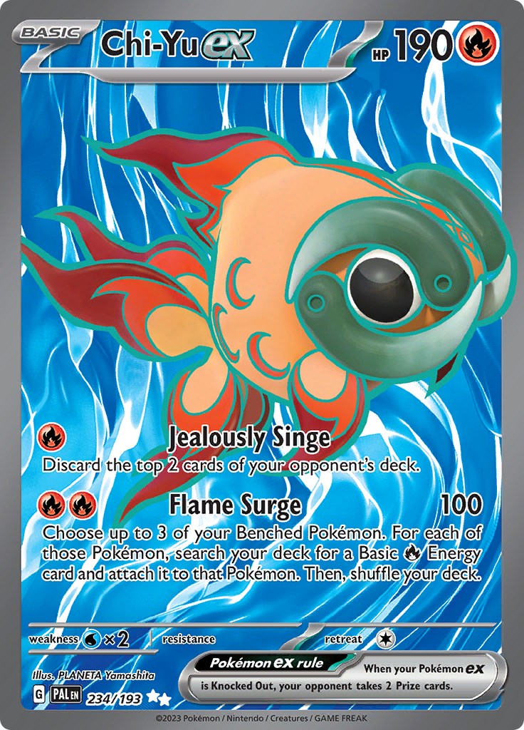 SV02: Paldea Evolved #234/193 Chi-Yu ex