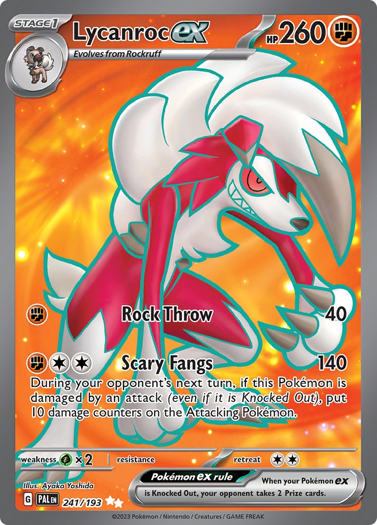 SV02: Paldea Evolved #241/193 Lycanroc ex