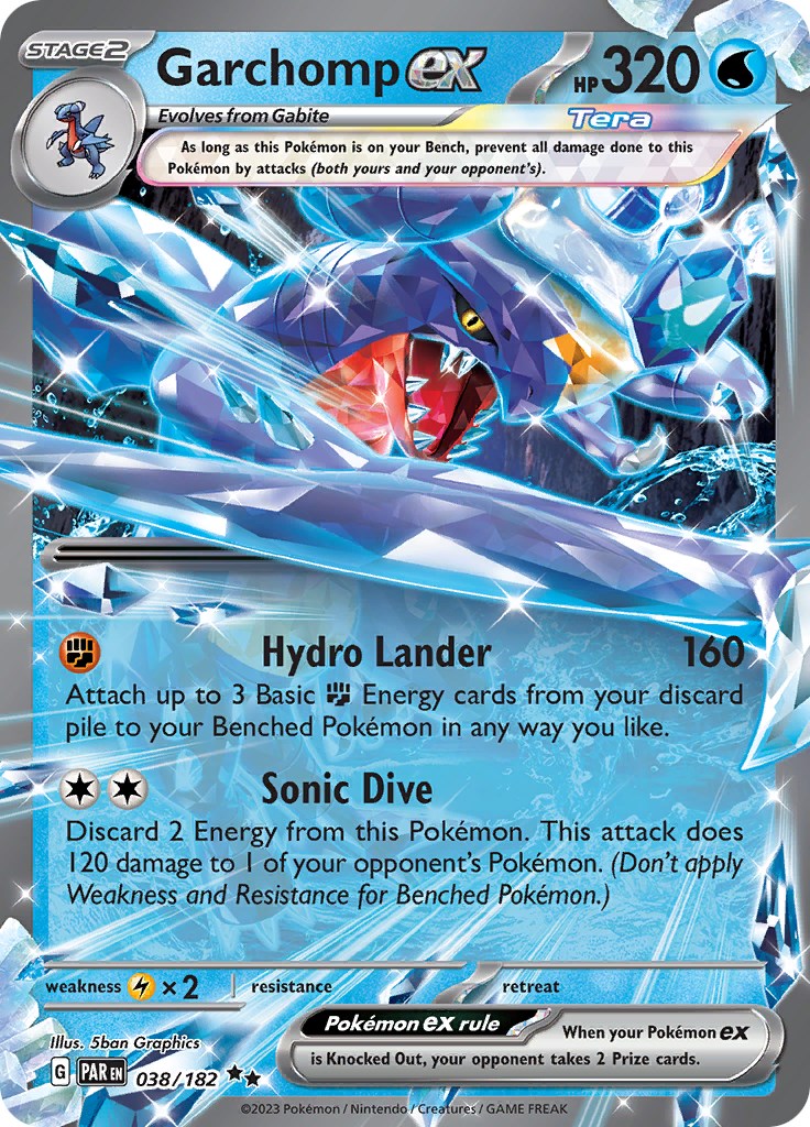 SV04: Paradox Rift #038/182 Garchomp ex