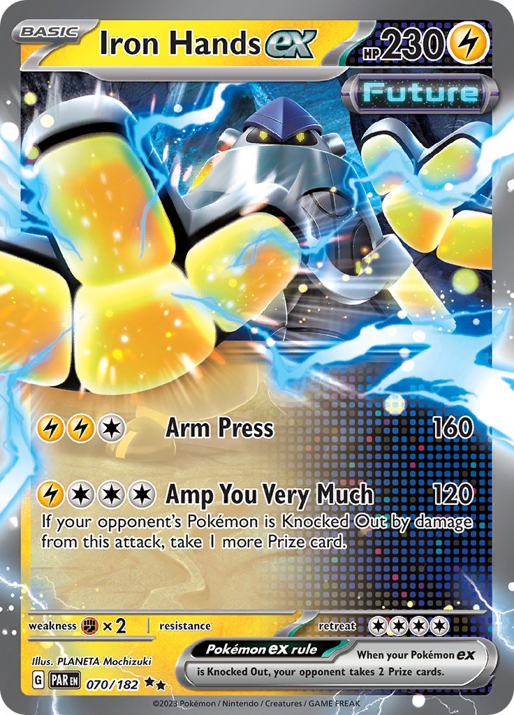 SV04: Paradox Rift #070/182 Iron Hands ex