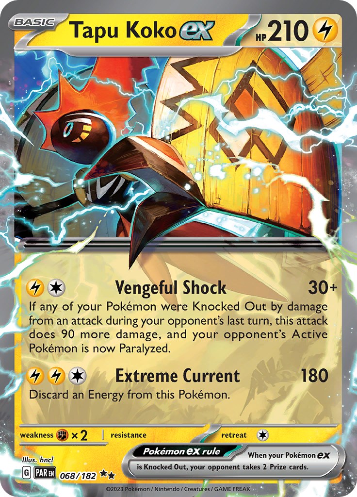 SV04: Paradox Rift #068/182 Tapu Koko ex