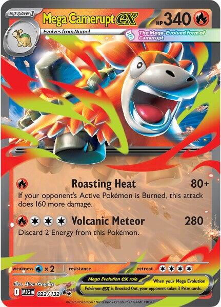 ME01: Mega Evolution #022/132 Mega Camerupt ex
