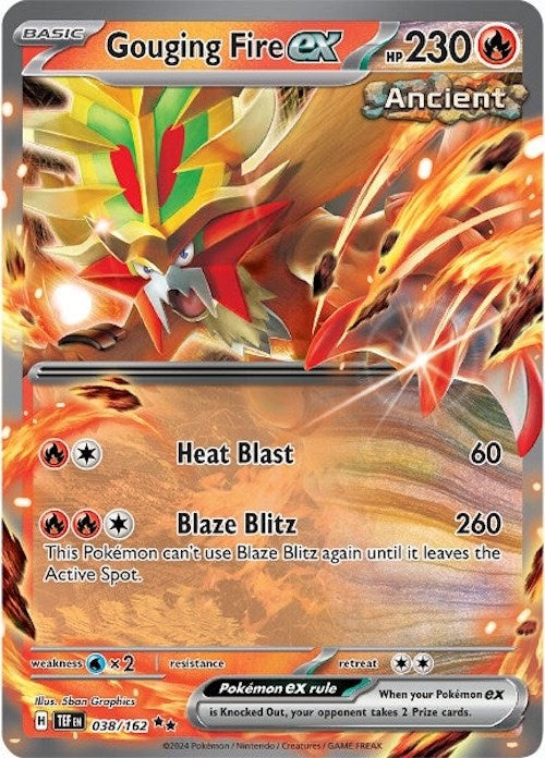 SV05: Temporal Forces #038/162 Gouging Fire ex