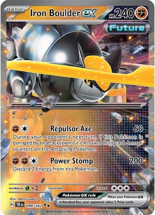 SV05: Temporal Forces #099/162 Iron Boulder ex