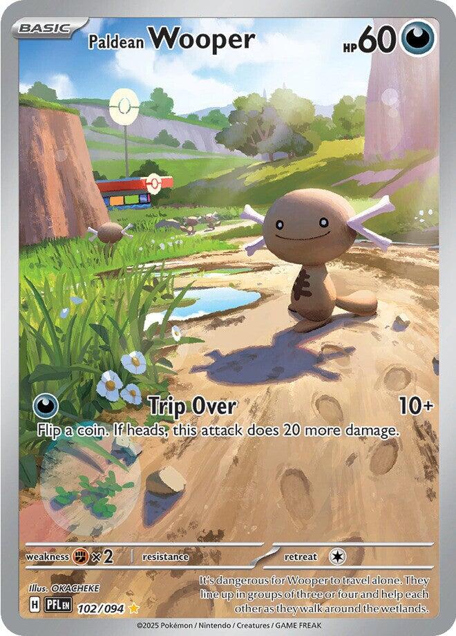 ME02: Phantasmal Flames #102/094 Paldean Wooper