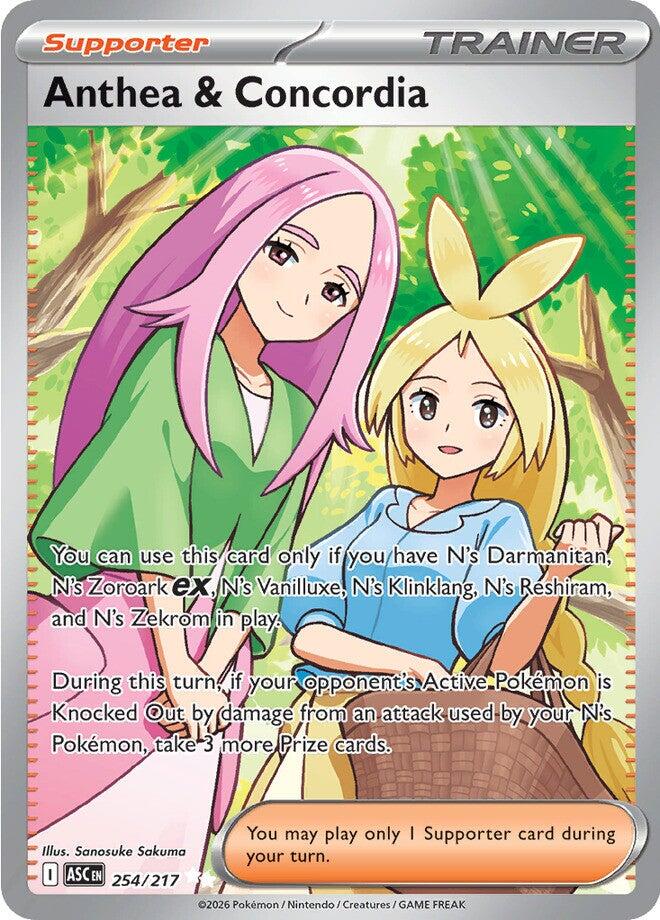 ME: Ascended Heroes #254/217 Anthea & Concordia