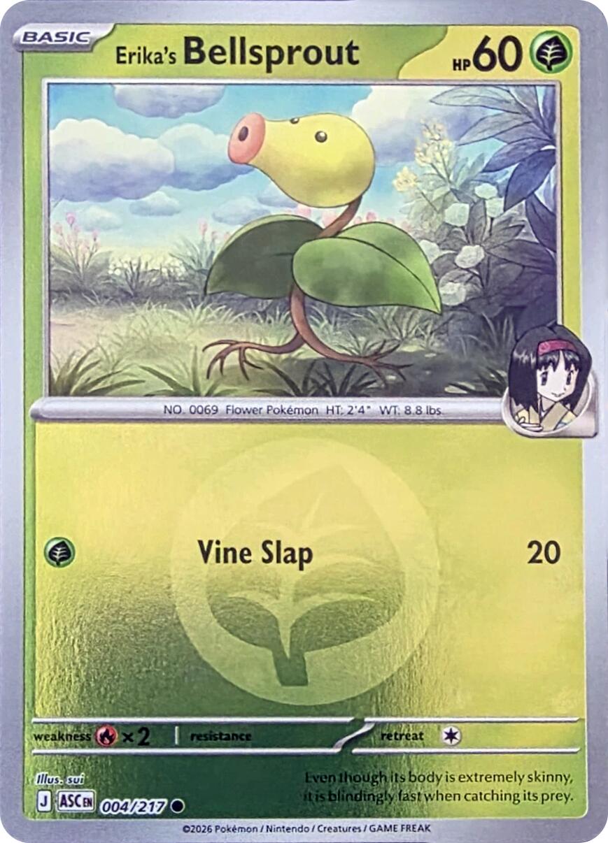 ME: Ascended Heroes #004/217 Erika's Bellsprout (Energy Symbol Pattern)