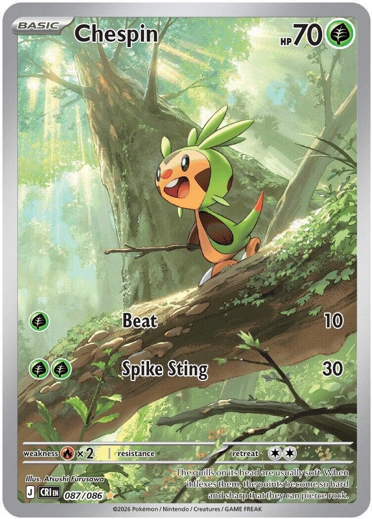 ME04: Chaos Rising #087/086 Chespin